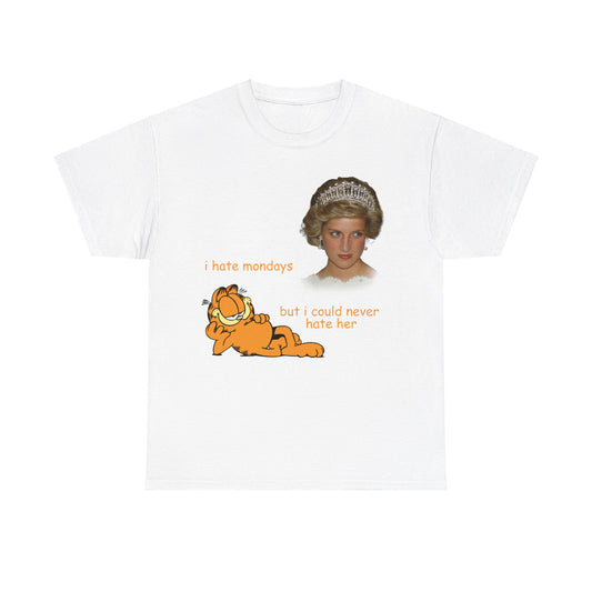 I Could Never Hate Princess Diana Garfield T-Shirt