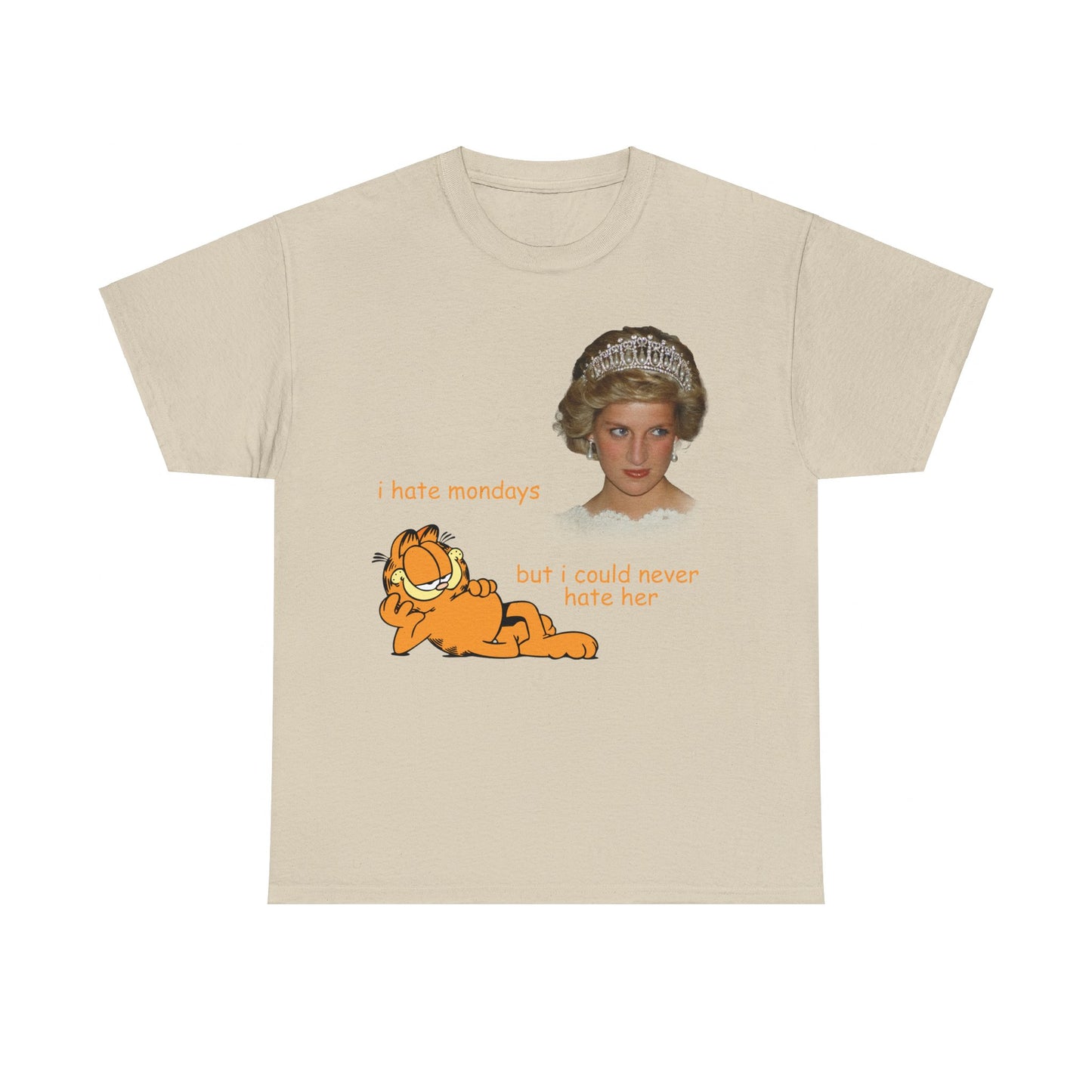 I Could Never Hate Princess Diana Garfield T-Shirt