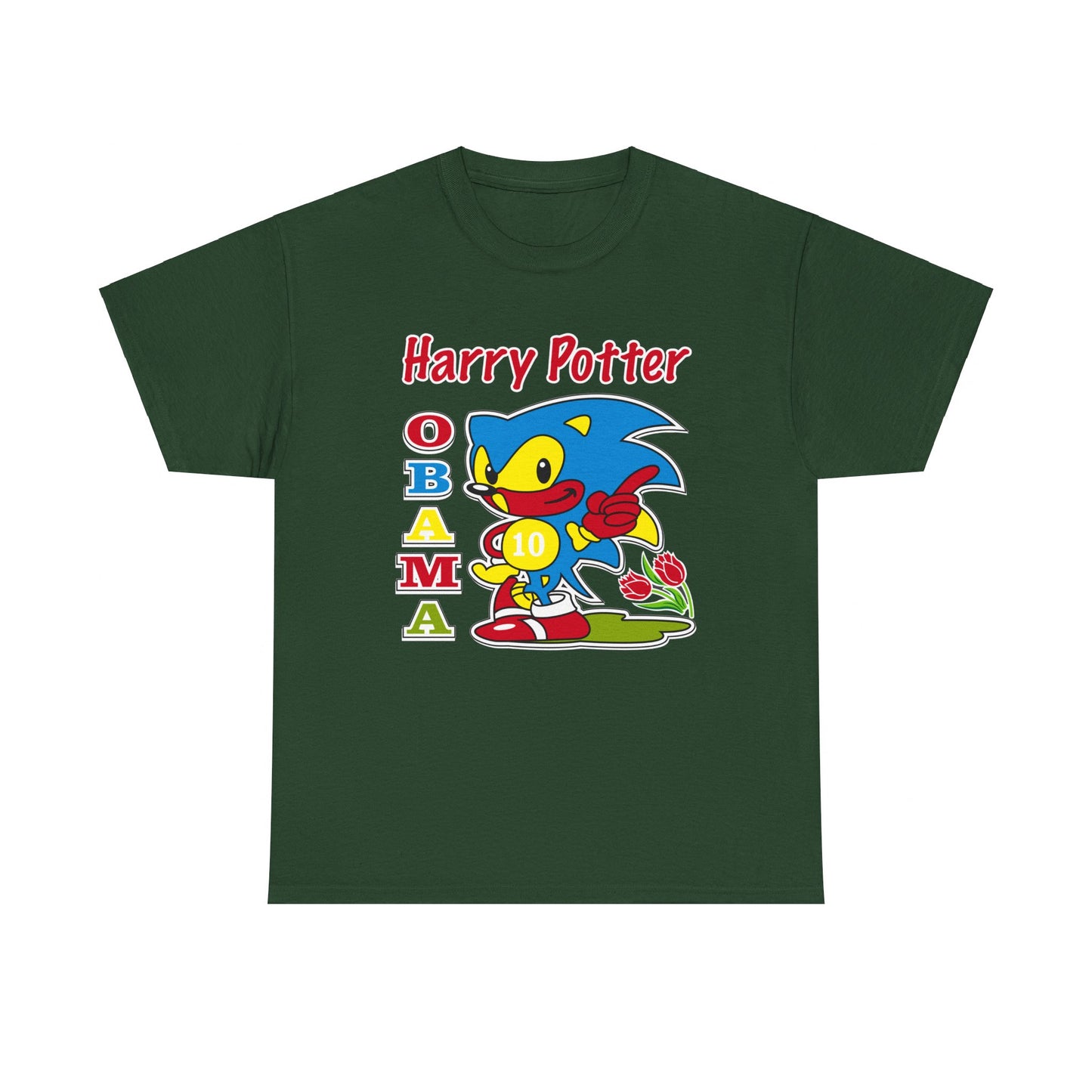 Sonic Harry Potter Obama T-Shirt