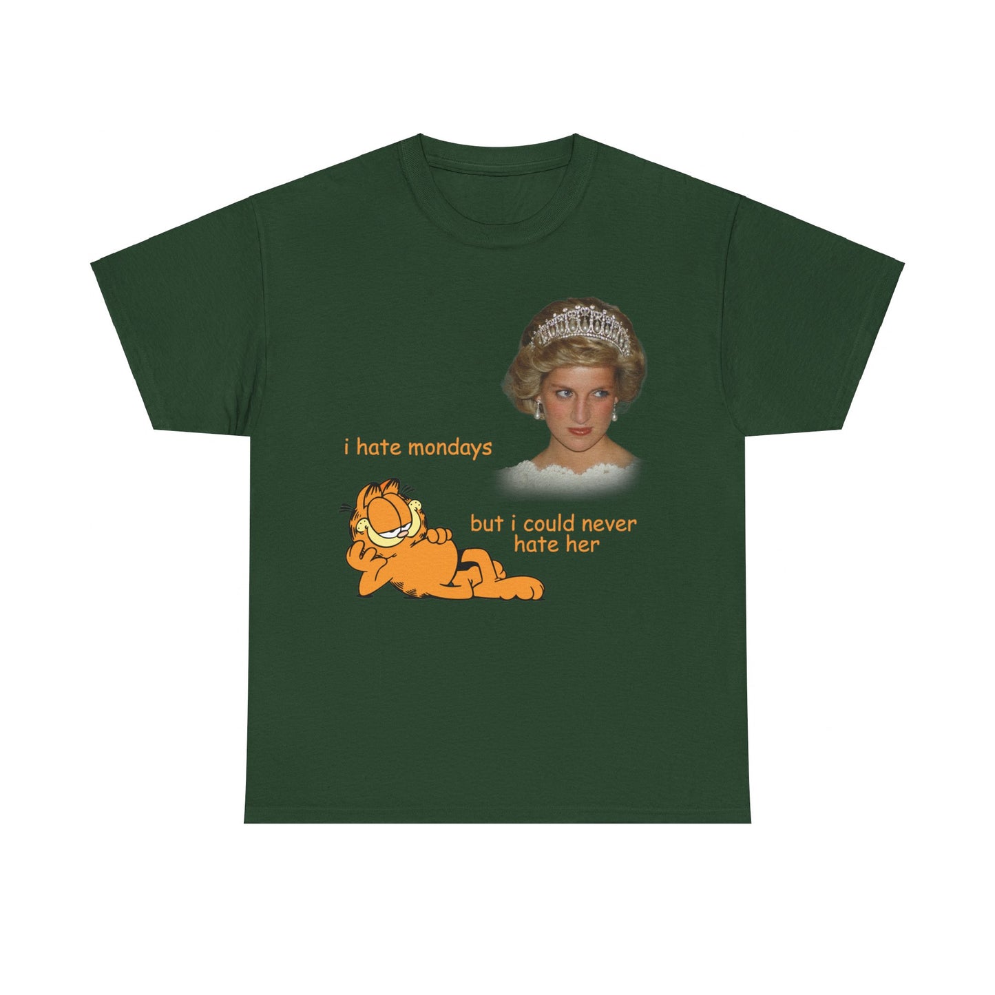 I Could Never Hate Princess Diana Garfield T-Shirt